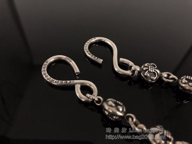 chrome hearts銀飾 克羅心褲鏈 克羅心裝飾品鏈 克羅心包鏈  gjc1886
